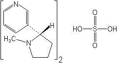 nicotine structural formula